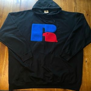 Russell Men's Big And Tall Hoodie Black Size 4XLT